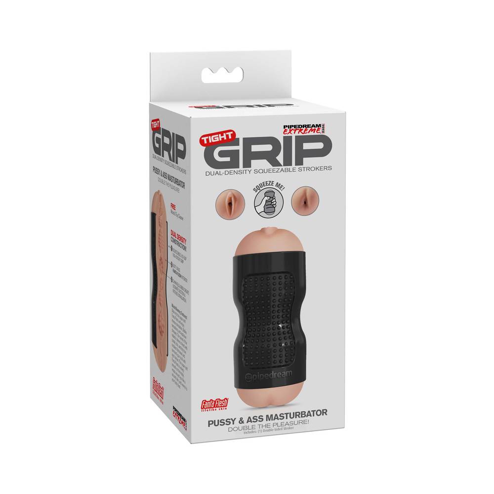 Tight Grip Pussy/Ass Masturbator Black Case