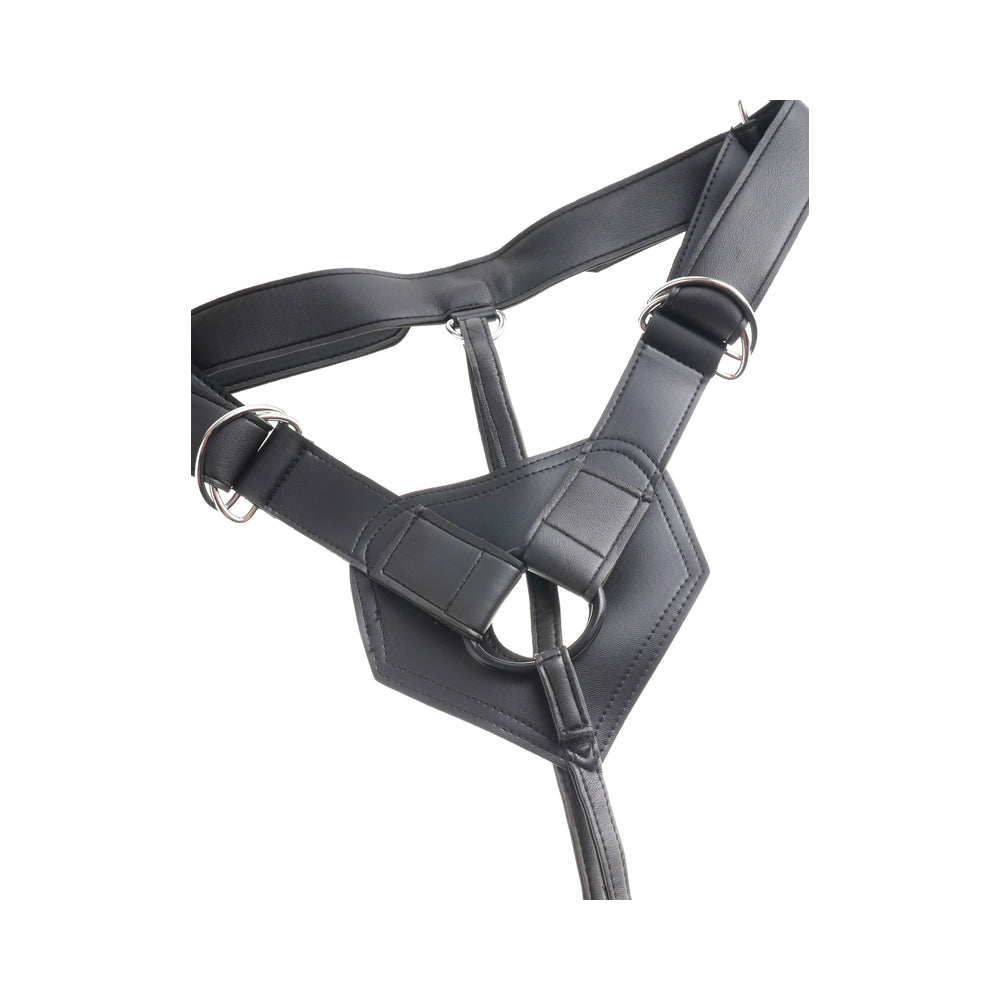 King Cock Strap On Harness 8 inches Dildo