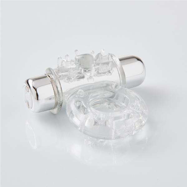 Nu Sensuelle Bullet Ring Cockring 7 Function - Clear