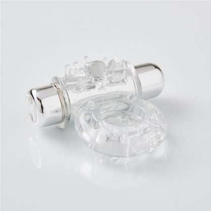Nu Sensuelle Bullet Ring Cockring 7 Function - Clear