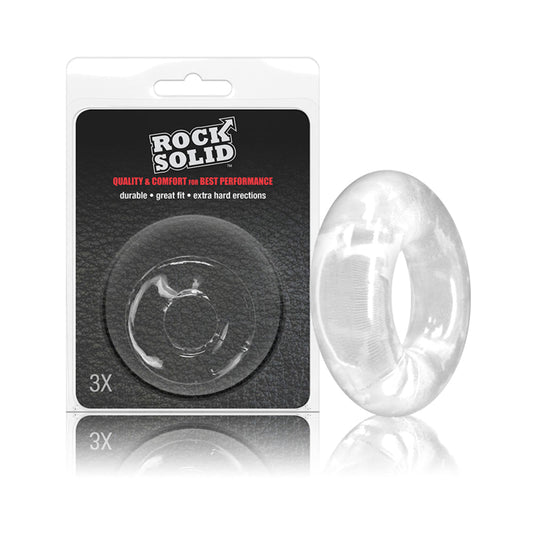 Rock Solid 3x Donut C Ring In A Clamshell