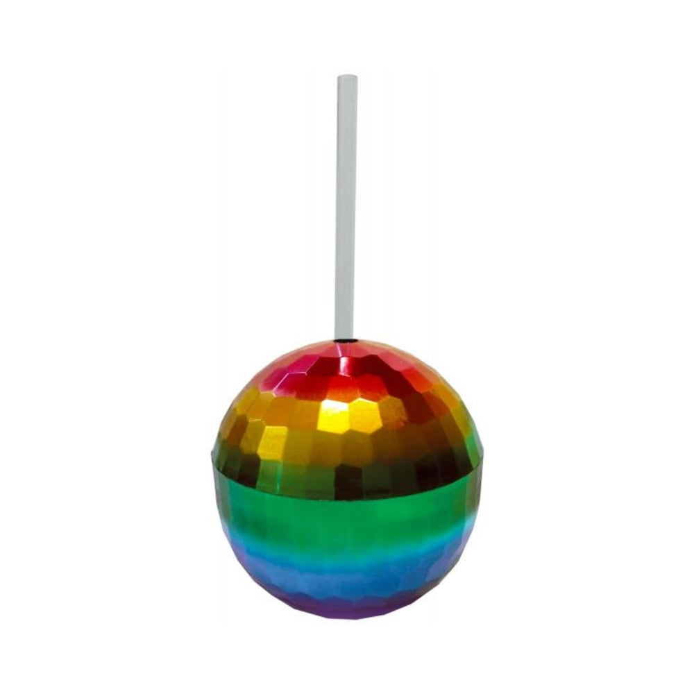 Rainbow Disco Ball Cup