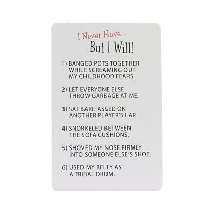 I Never Have But I Will Dares Adult Party Game