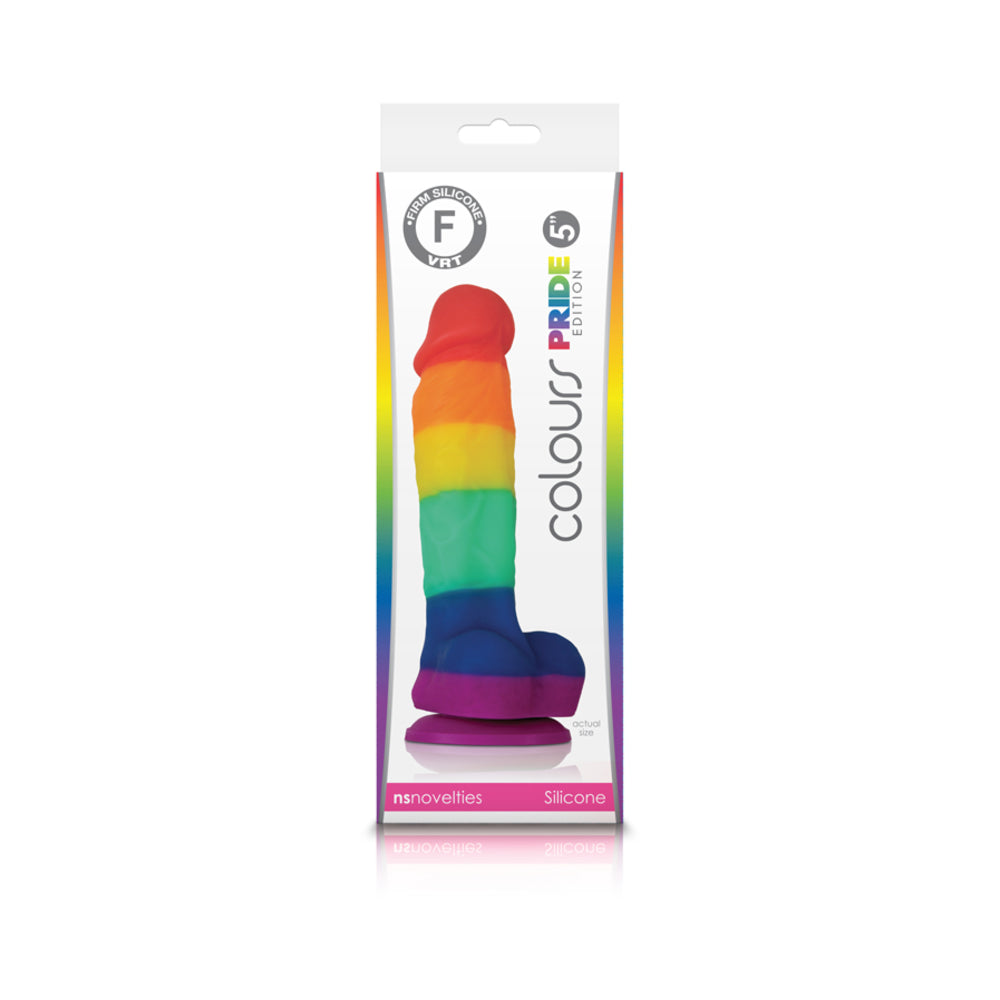 Colours - Pride Edition - 5in Dildo - Rainbow