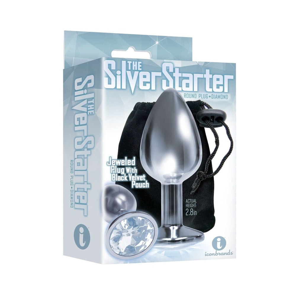 The 9's, The Silver Starter, Bejeweled Stainless Steel Plug