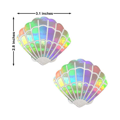 Neva Nude Pasty Shell Holographic