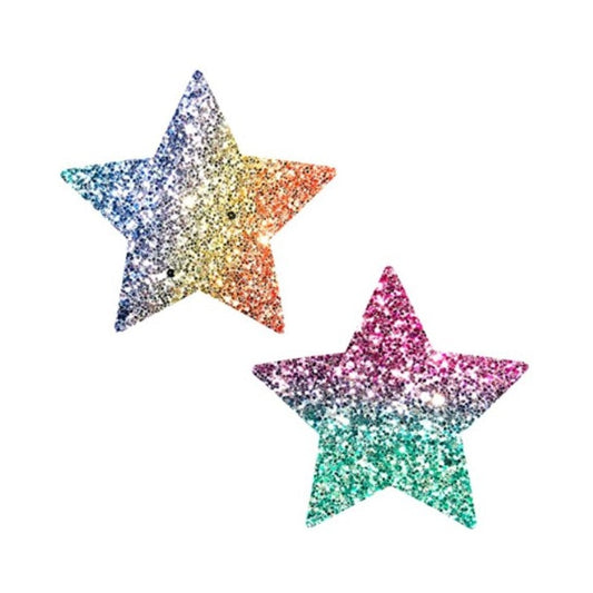 Neva Nude Pasty Starry Nights Glitter Multicolor