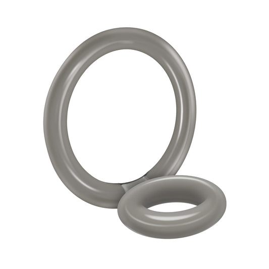 Bullseye Cock Ring Double Ring Smoke