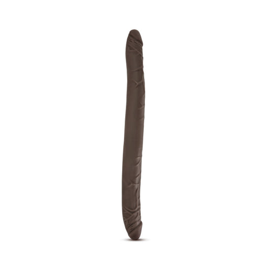 Dr Skin 16 inches Double Dildo Chocolate Brown
