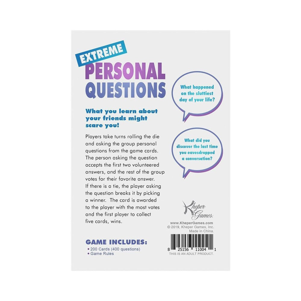 Extreme Personal Questions