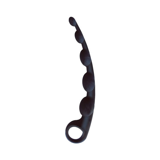 The 9's Ss-curves Curved Silicone Anal Beads