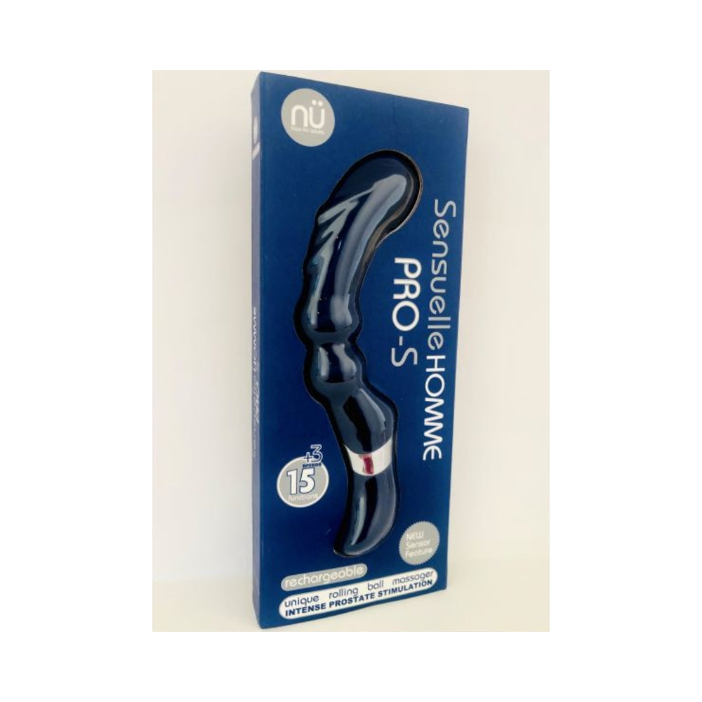 Sensuelle Homme Pro-s Prostate Massager Navy Blue