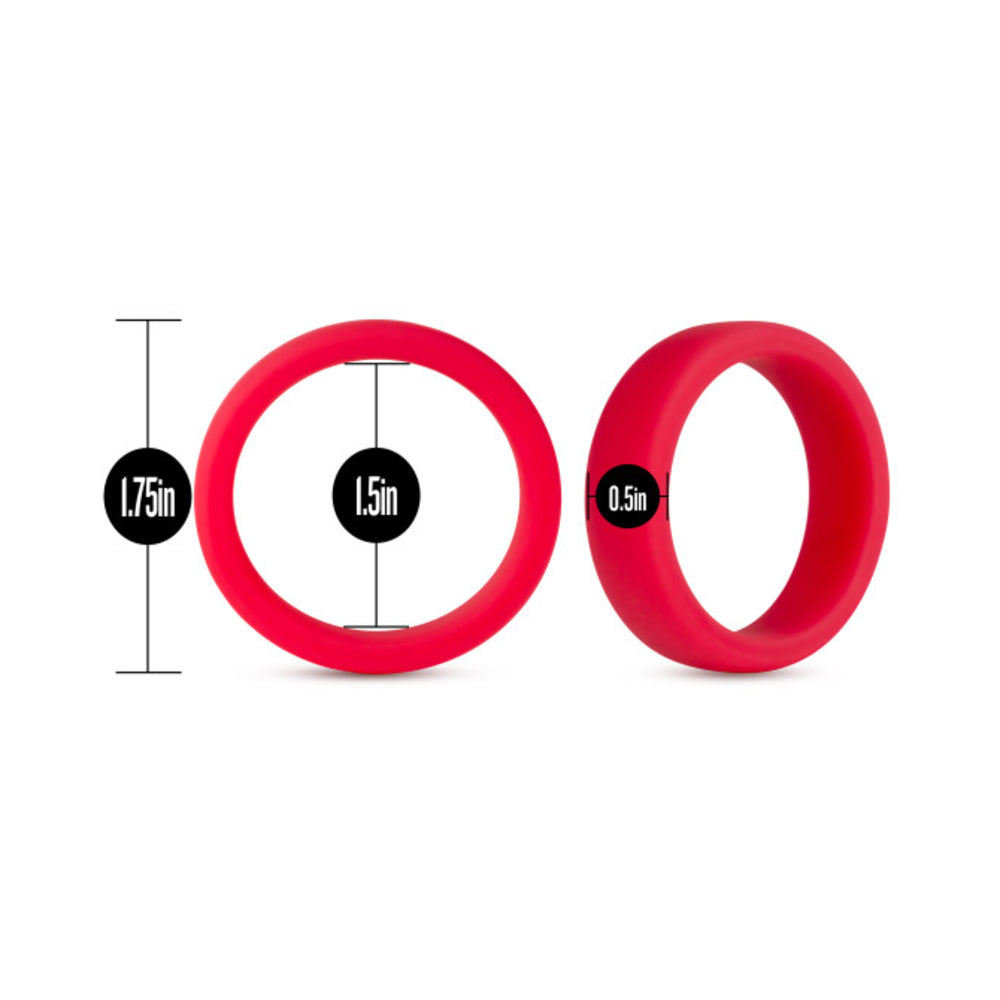 Performance - Silicone Go Pro Cock Ring - Red