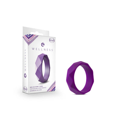 Wellness - Geo C Ring - Purple