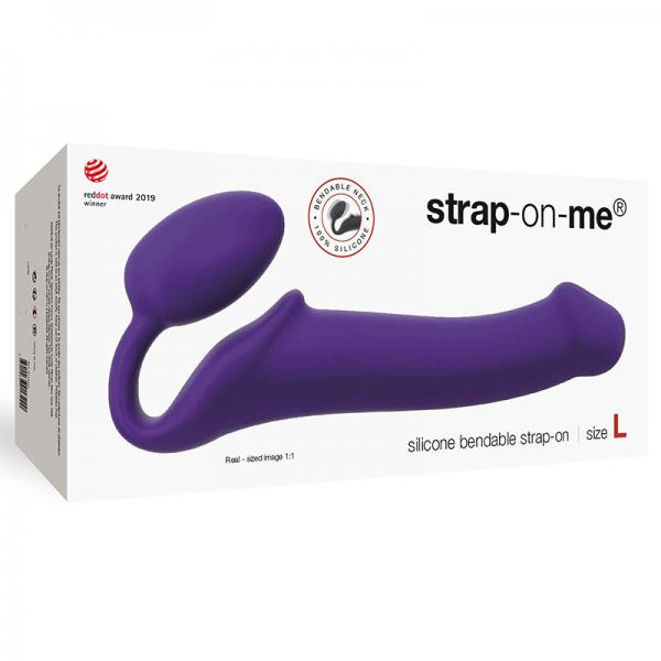 Strap On Me Silicone Bendable Strapless Strap On Large - Purple