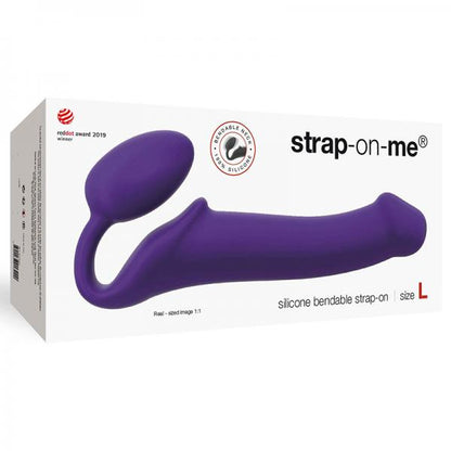 Strap On Me Silicone Bendable Strapless Strap On Large - Purple