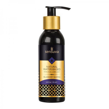 Sensuva Natural Water Based Personal Moisturizer - 4.23 Oz Blueberry Muffin