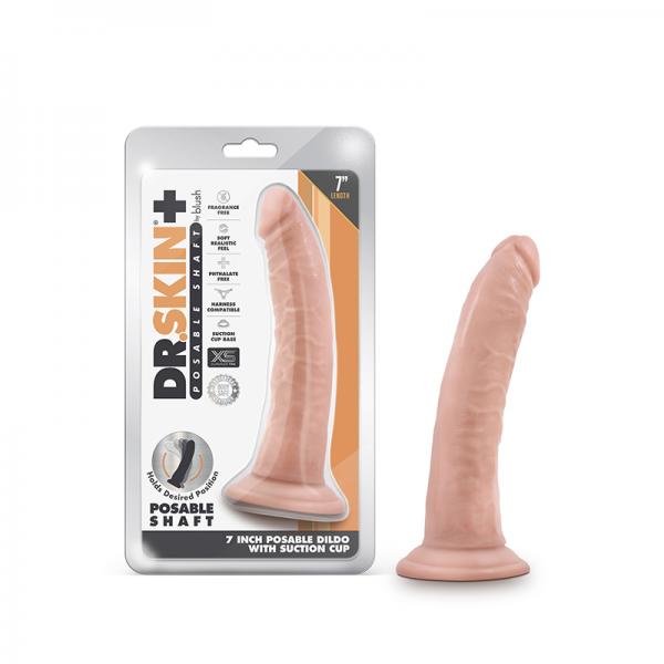 Dr Skin Plus Posable Dildo 7 Vanilla