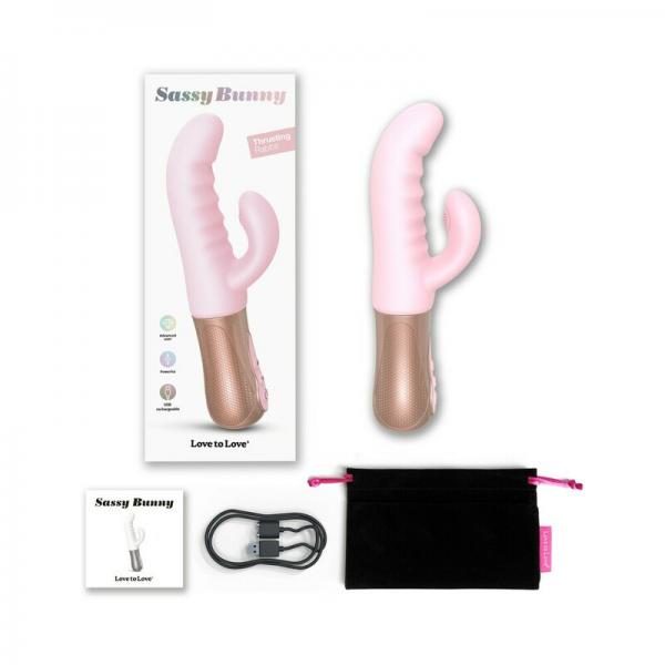 Sassy Bunny Baby Pink