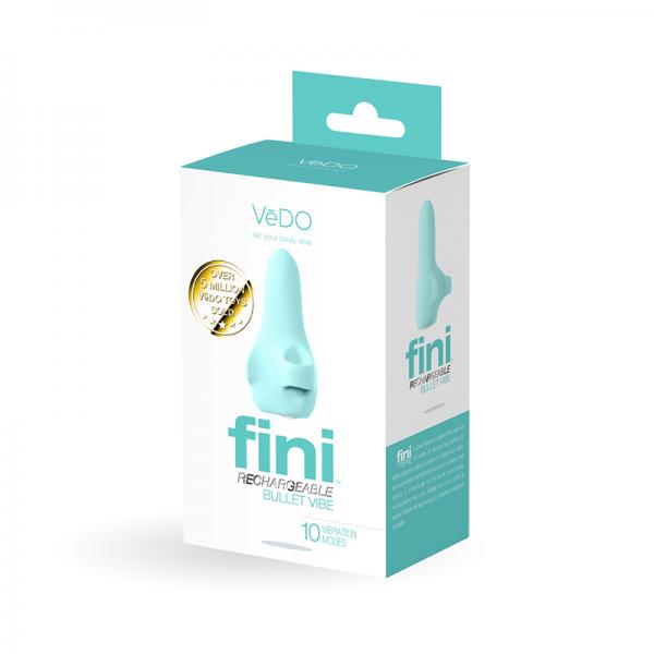 Vedo Fini Rechargeable Bullet Vibe Turquoise