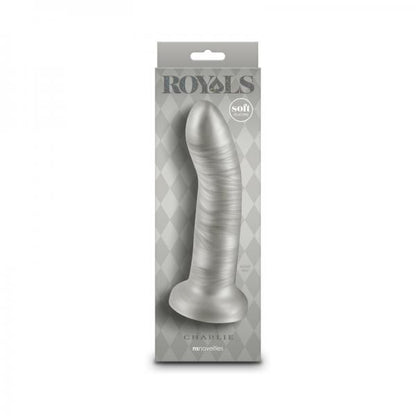 Royals Charlie 7 In. Metallic Curved Dildo Champagne