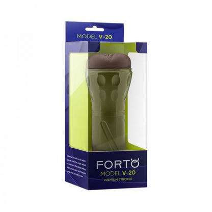 Forto Model V-20 Hard-side Vagina Masturbator - Dark