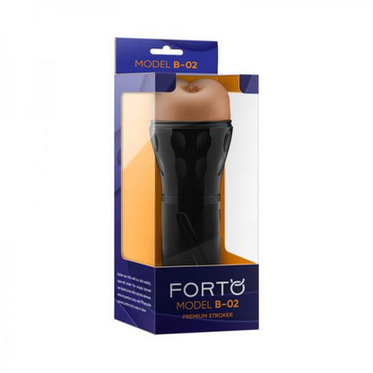 Forto Model B-02 Hard-skin Ass Masturbator - Tan