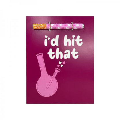 I'd Hit That Greeting Card W/matchbook