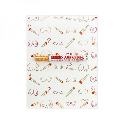 Doobies Boobies Greeting Card W/matchbook