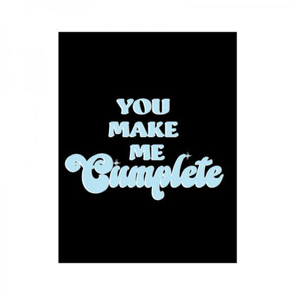 Cumplete Greeting Card