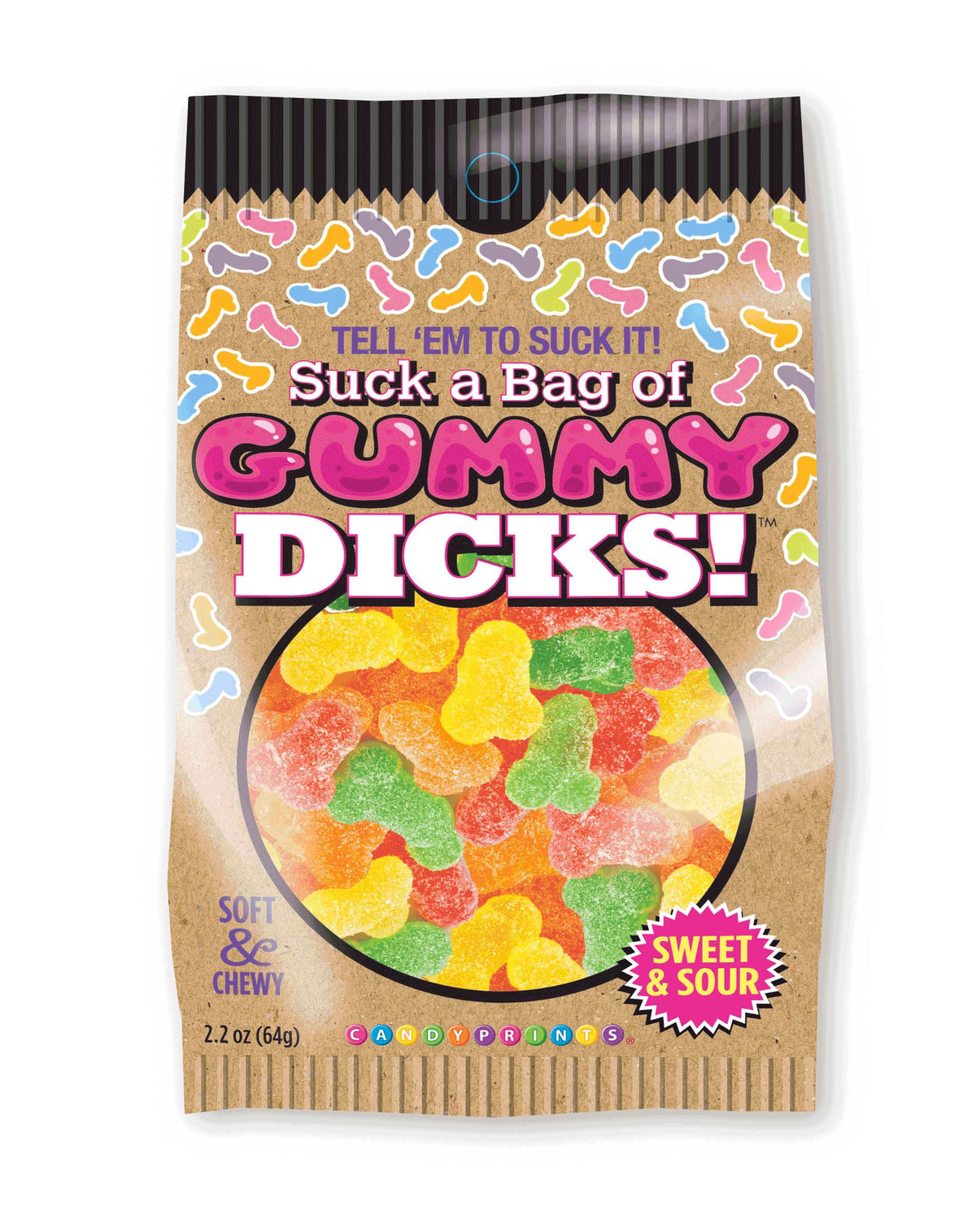 Cp Suck A Bag Gummy Dicks 2.2oz