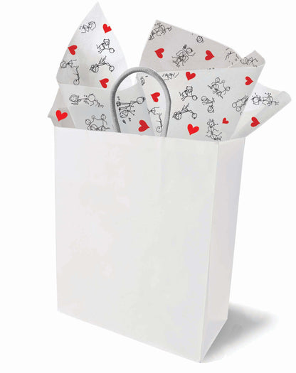 Naughty Stick Figure Tissue Paper
