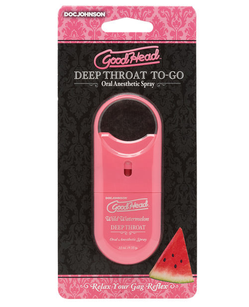 Goodhead Deep Throat Spray To-go Wild Watermelon .33 Oz.