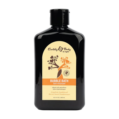 Earthly Body Hemp Seed By Night Aphrodisiac Bubble Bath Grapefruit Sandalwood 8.4 oz.