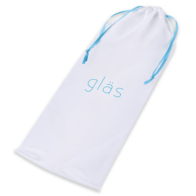 Glas Purple Rose Nubby Glass Dildo 9"