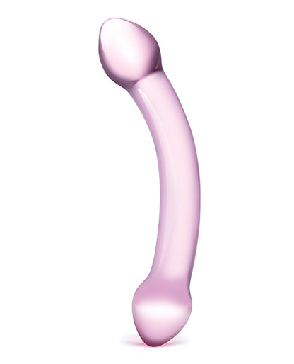 Glas Double Trouble Glass Dildo - Purple
