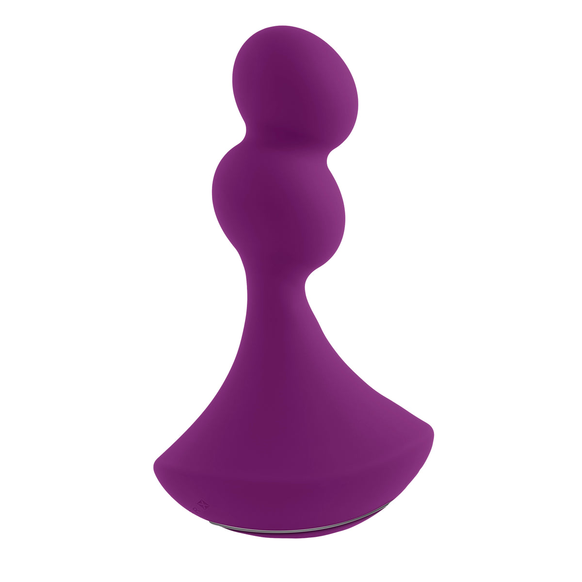 Gender X Ball Game Rechargeable Rotating Silicone Vibrator Purple