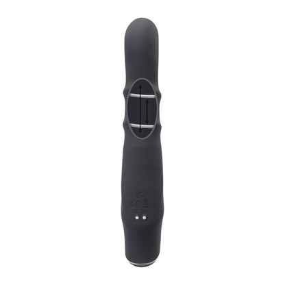 Evolved Ringmaster Rechargeable Dual Stim Vibe Silicone Black