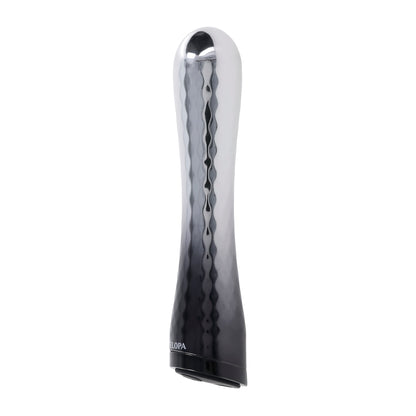 Selopa Silverado Rechargeable Vibrator Abs Plastic & Silicone Silver/black