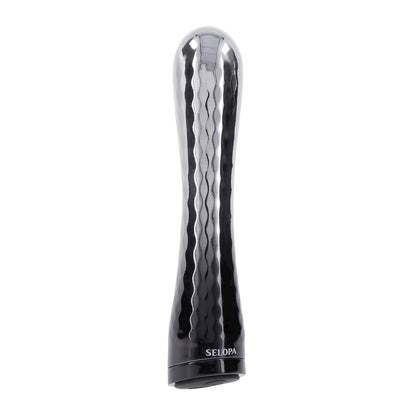 Selopa Silverado Rechargeable Vibrator Abs Plastic & Silicone Silver/black