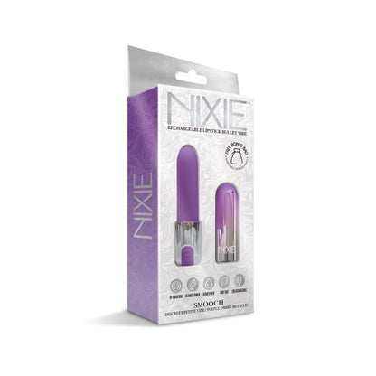 Nixie Smooch Rechargeable Lipstick Vibrator Purple Ombre
