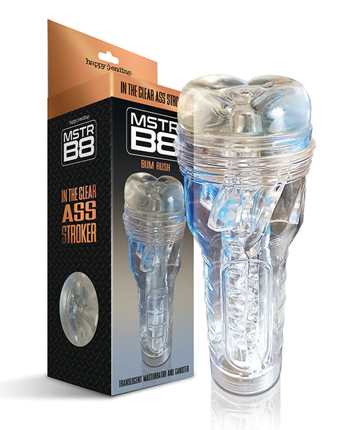 Happy Endings Mstr B8 In The Clear Anal Stroker Bum Rush Canister