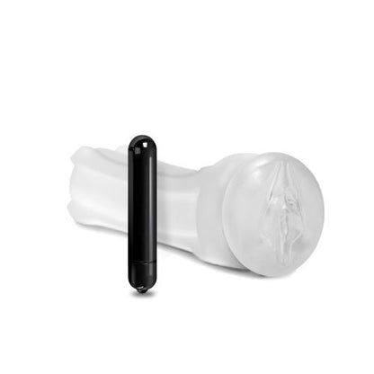 Happy Ending Self-lubricating, Vibrating Shower Stroker - Pussy