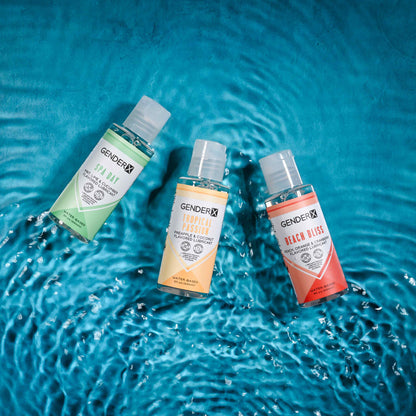 Gender X Flavored Lube Travel 3-pack