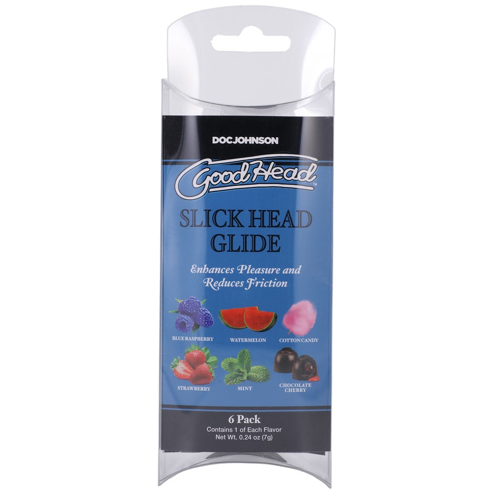 Goodhead Slick Head Glide Multi-flavor 6-pack 0.24 Oz.