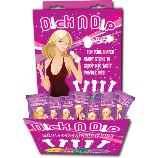 Dick N Dip-Candy Fun Dip (Asst Flavors) 40/Dp