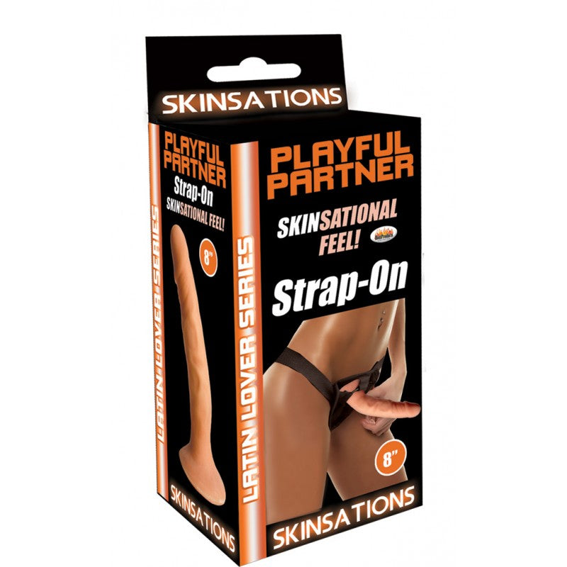 Latin Lover Playful Partner 8 inches Strap On