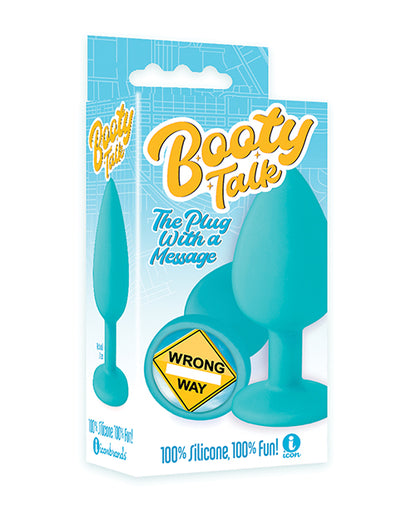 The 9's Booty Calls Wrong Way Plug - Blue