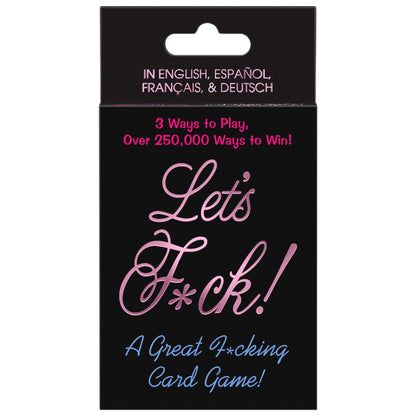 Let's F*ck! Card Game