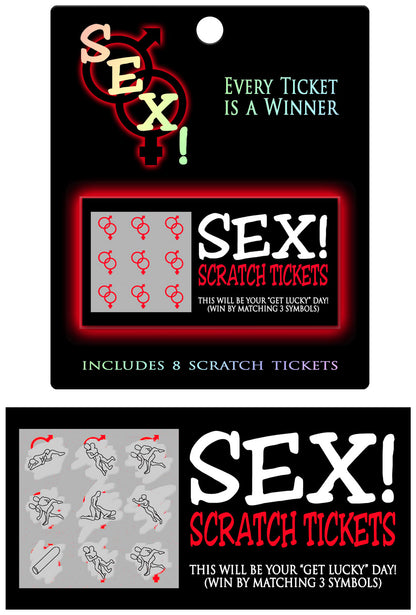Sex Scratch Tickets (8 Per Pack)